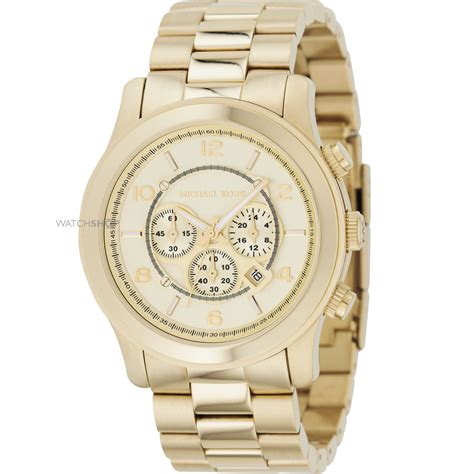 michael kors runaway chronograph champagne watch model 8077|MK8077 Michael Kors Runway .